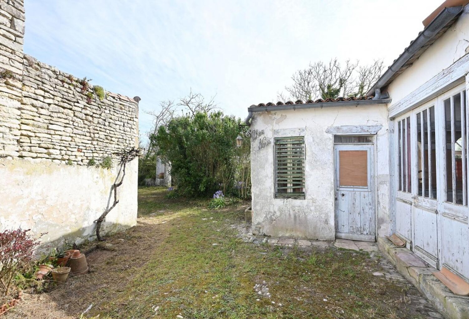 Maison ancienne centre La Couarde sur mer — photo 1