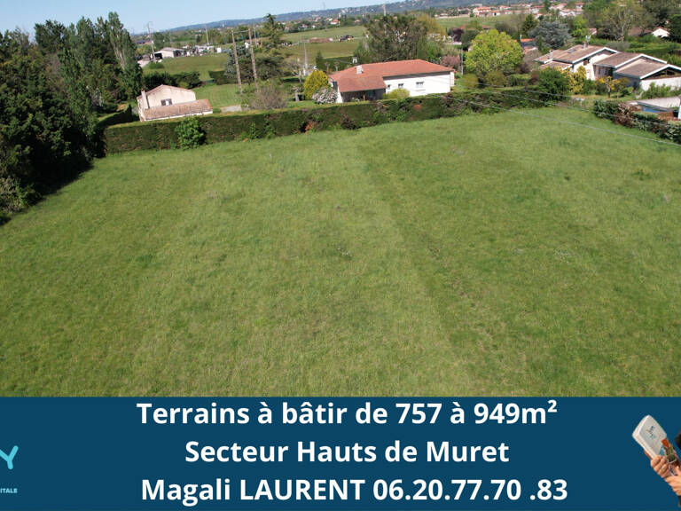 Terrains à bâtir viabilisés de 757 à 949m2 à Muret — photo 1