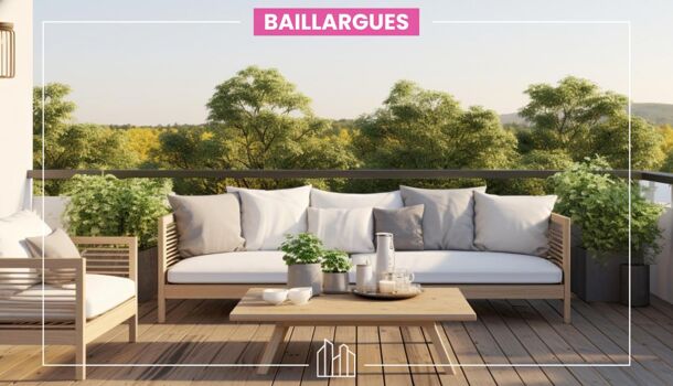 Appartement 3 pièces  à vendre Baillargues 34670