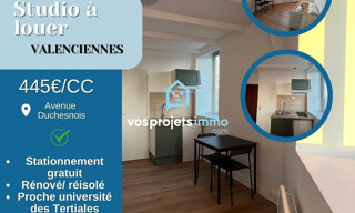Appartement 1 Pièce 15 m² à louer à Valenciennes (59300)