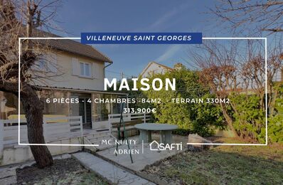 maison 6 pièces 84 m2 à vendre à Villeneuve-Saint-Georges (94190)