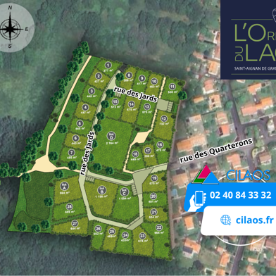 Terrain 427 m²