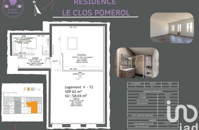 vente appartement 234 000 € à proximité de Libourne (33500)