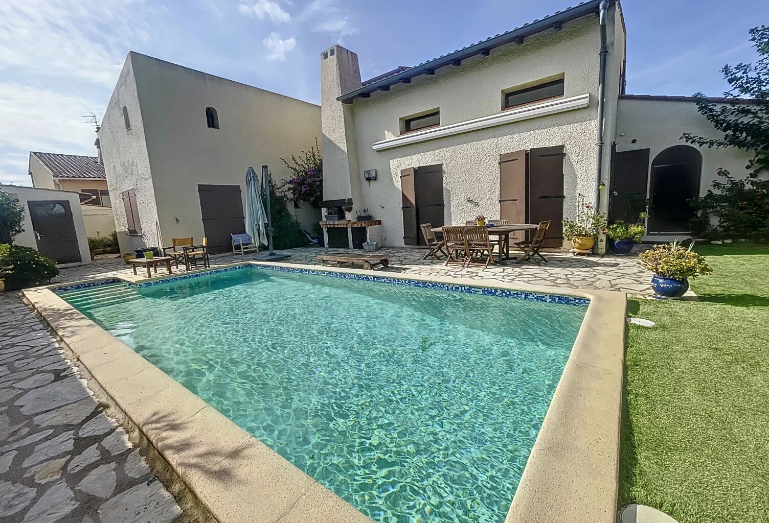 Saleilles - Jolie villa 3/4 faces avec piscine et garage 26m2 — photo 1