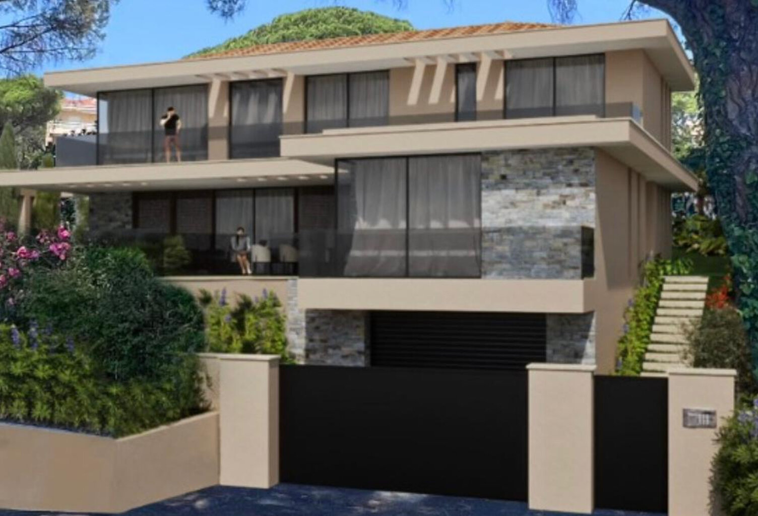 À VENDRE VILLA NEUVE DE 260M² 6 PIÈCES AVEC VUE MER PISCINE ET GARAGE DE 100M², À QUELQUES PAS DU CENTRE ET DES PLAGES DE SAINTE-MAXIME — photo 1