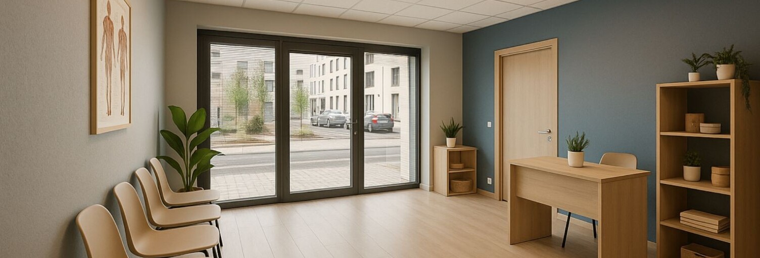 Bureau  80 m² à louer à Fontaines-sur-Saône (69270)