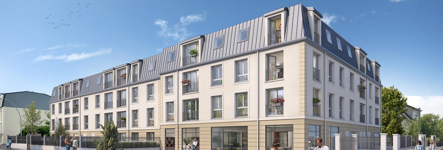 Appartement neuf T1, T2, T3 Pièce 35 à 64 m² à vendre à Quincy-sous-Sénart (91480)