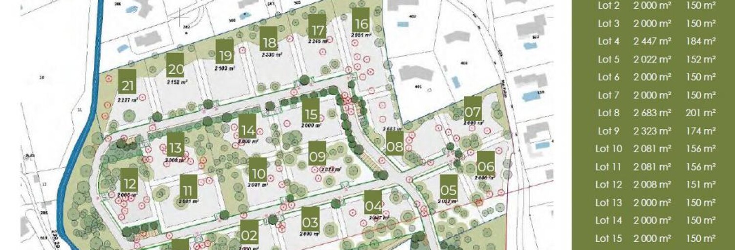 Terrain  2447 m² à vendre à La Cadière-d'Azur (83740)