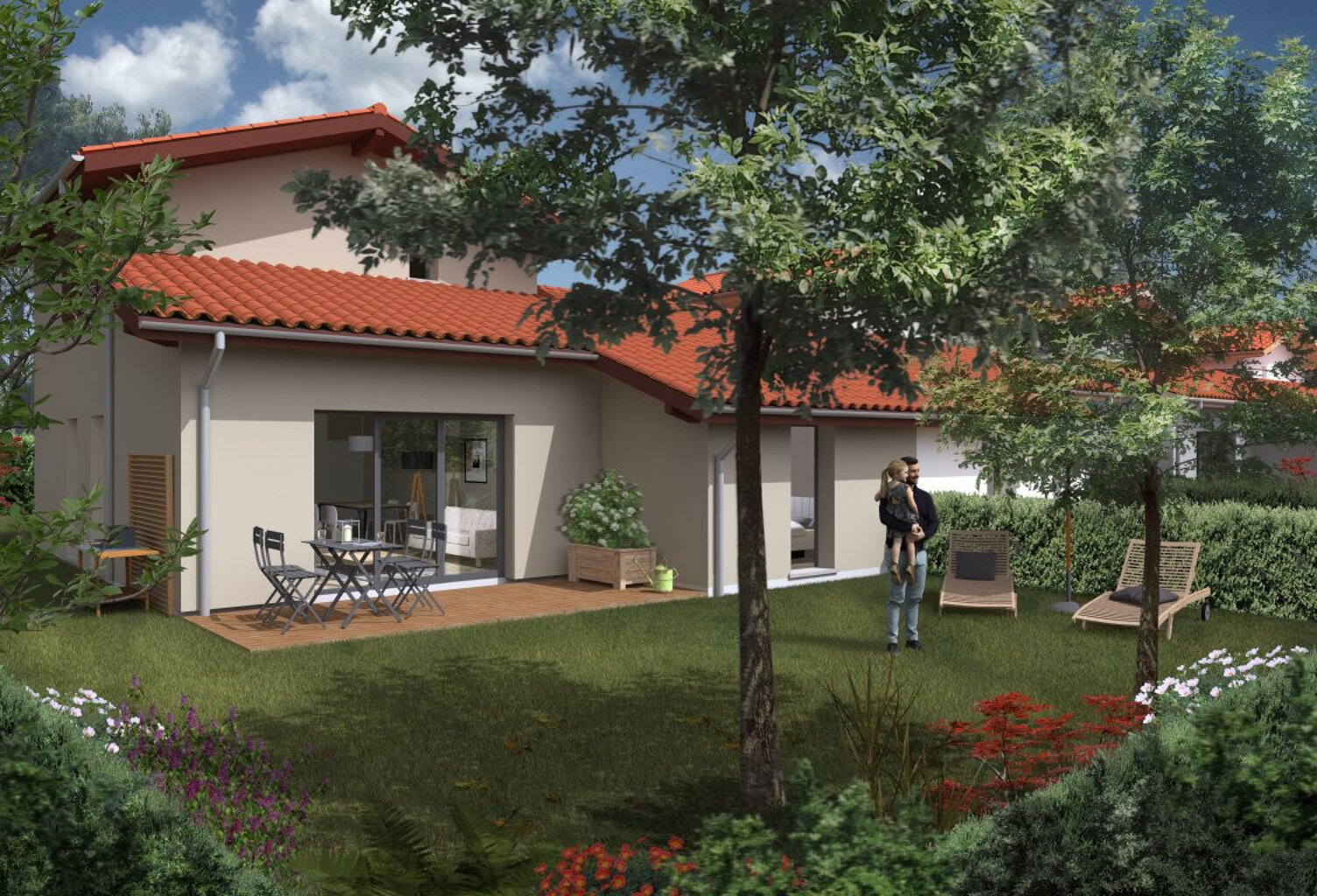 Vente programme neuf T3, T4 73 à 94 m² Soustons (40140) — photo 1