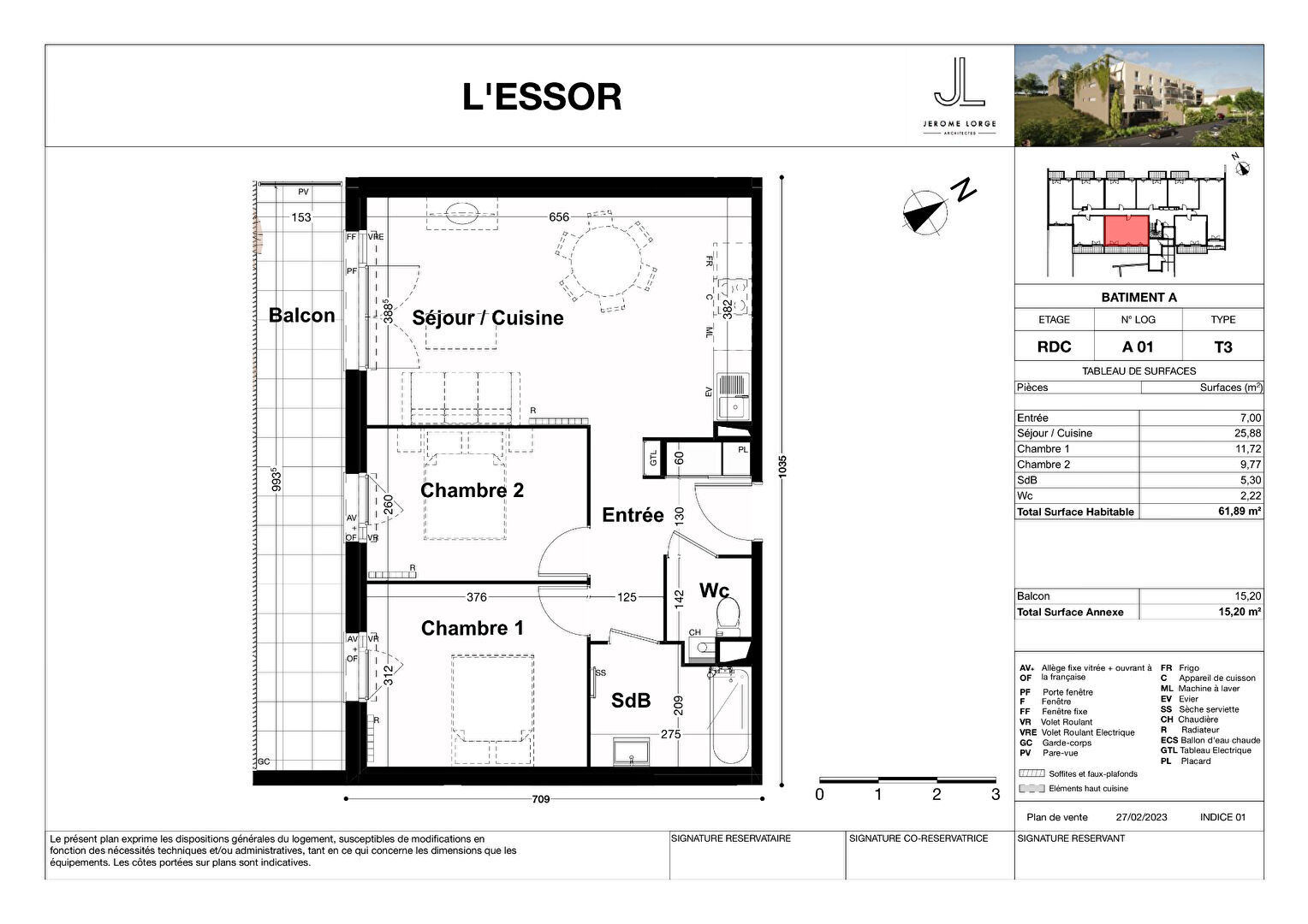 Appartement  T3 à vendre Rodez 12000