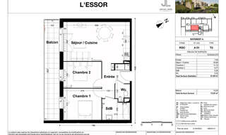 Appartement 3 Pièces 61 m² à vendre à Rodez (12000)