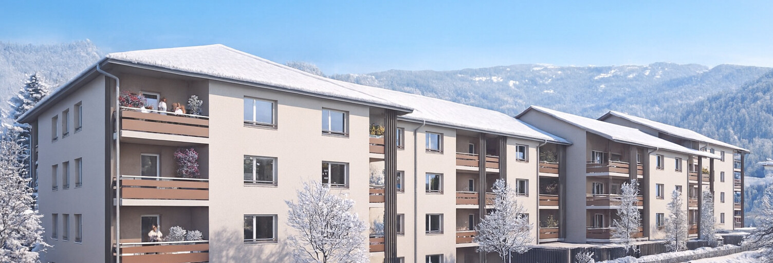 Appartement neuf T2, T3, T4 Pièce 40 à 76 m² à vendre à Ugine (73400)