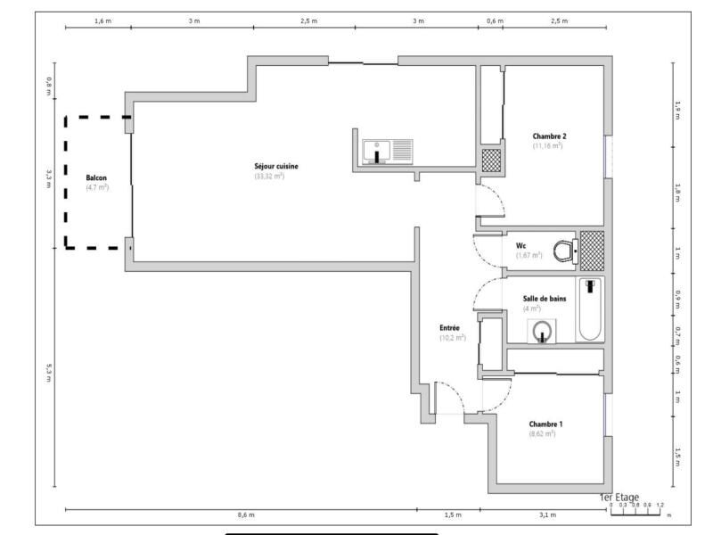 Appartement 3 pièces  à vendre Abbeville 80100