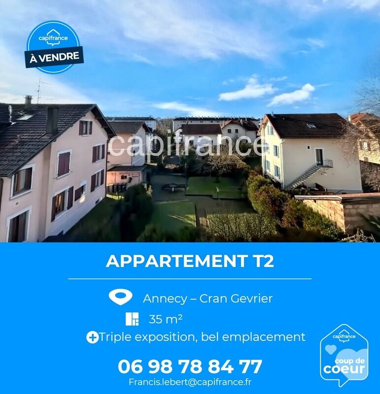 Appartement 2 pièces  à vendre Cran-Gevrier 74960