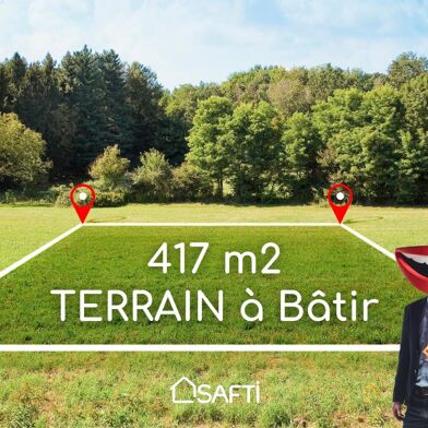 Terrain 417 m²