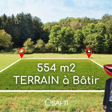 Terrain 554 m²