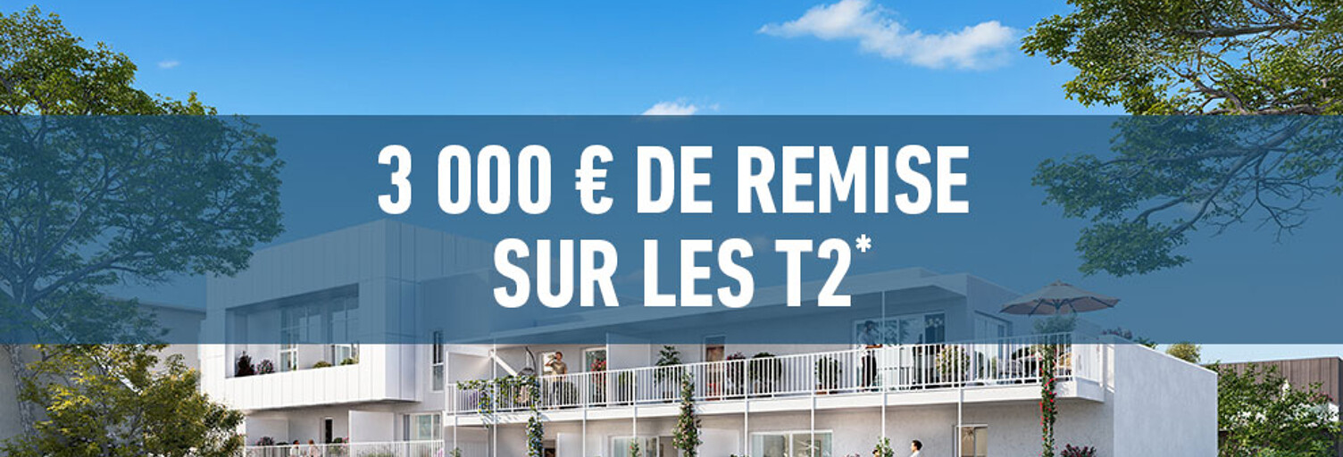Appartement neuf T2, T3, T4 Pièce 46 à 98 m² à vendre à Bruges (33520)