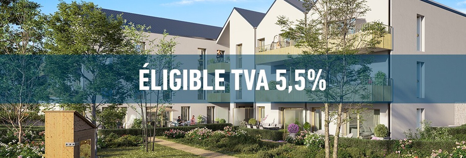 Appartement neuf T2, T3 Pièce 42 à 74 m² à vendre à Saint-Nazaire (44600)