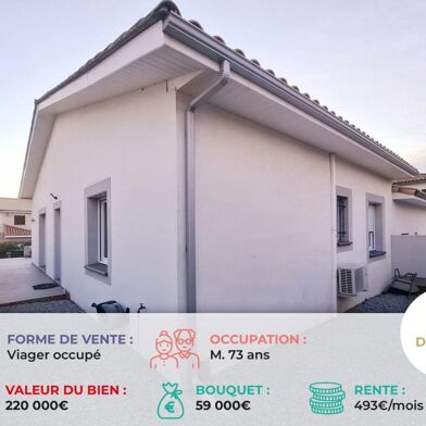 Maison en viager 3 pièces 83 m²