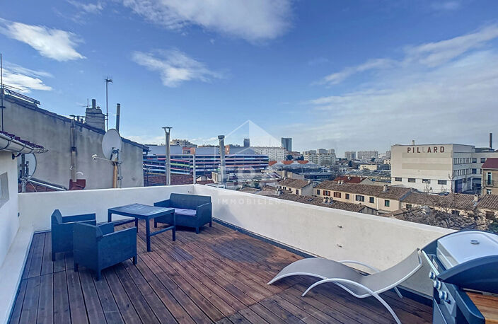 A VENDRE MARSEILLE 13014 BON SECOURS ST GABRIEL DUPLEX APPARTEMENT T4 TOITS TERRASSES BALCON — photo 3