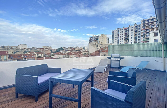 A VENDRE MARSEILLE 13014 BON SECOURS ST GABRIEL DUPLEX APPARTEMENT T4 TOITS TERRASSES BALCON — photo 4