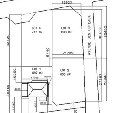 Terrain 637 m²