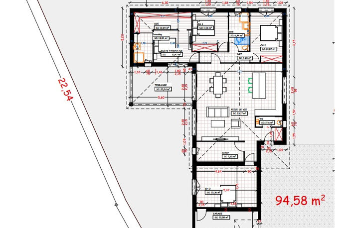 VERNET-Maison 5 pièces 155 m2 — photo 3
