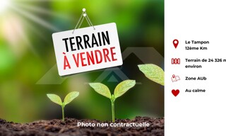 Terrain  24326 m² à vendre à Le Tampon (97430)