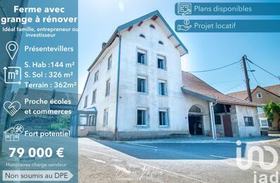 vente maison 79 000 € à proximité de Châlonvillars (70400)