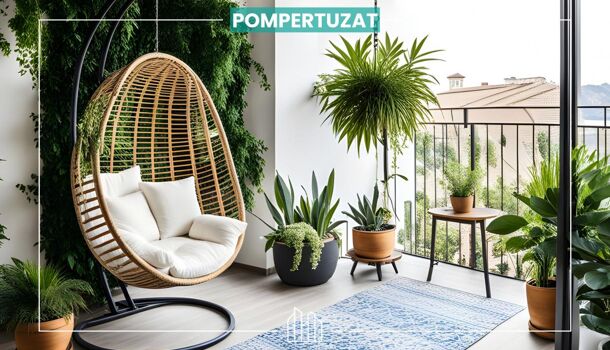 Appartement 2 pièces  à vendre Pompertuzat 31450