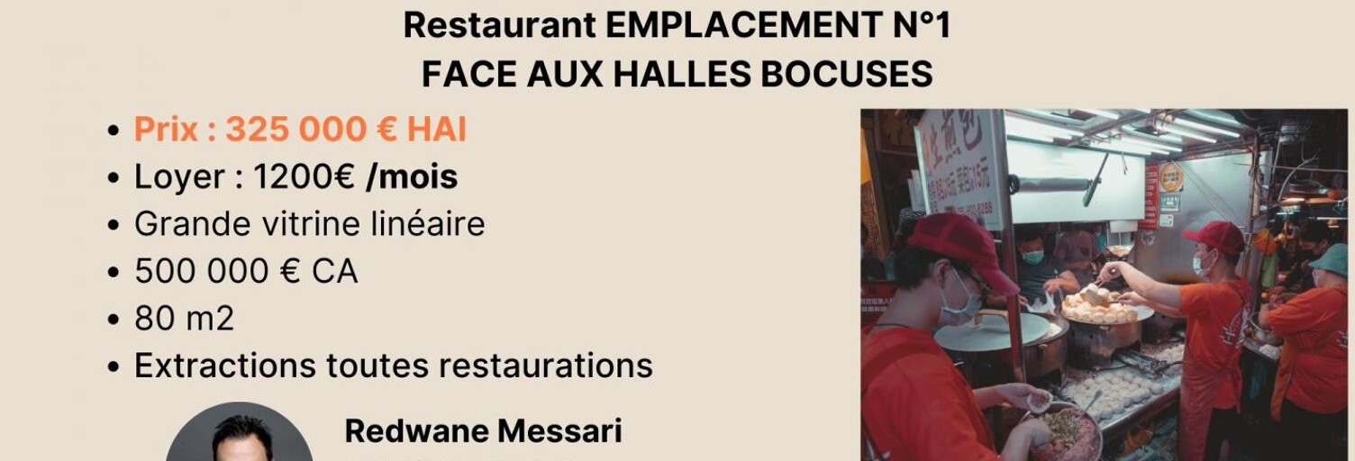 Commerce  80 m² à vendre à Lyon 6 (69006)