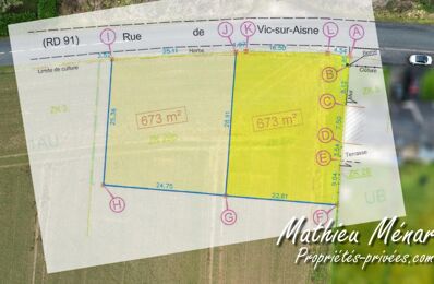 terrain  pièces 673 m2 à vendre à Soissons (02200)