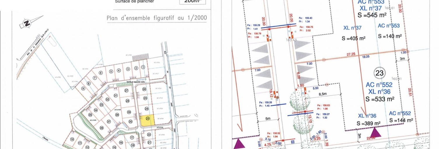 Terrain 533 m² à construire Illiers-Combray (28120)