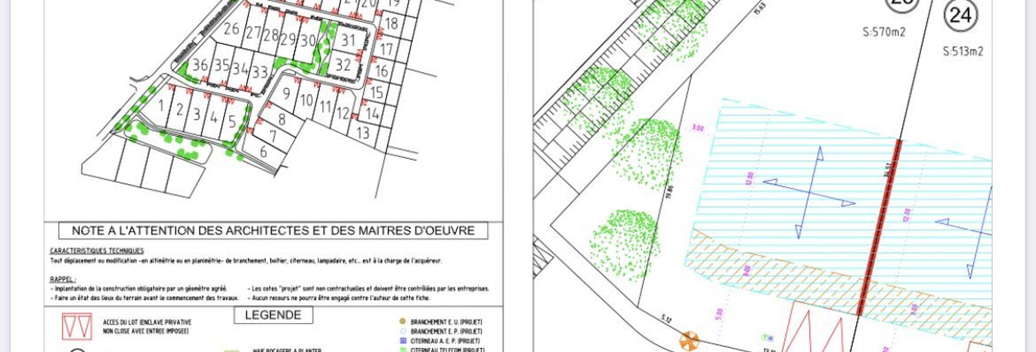 Terrain 570 m² à construire Chartres (28000)