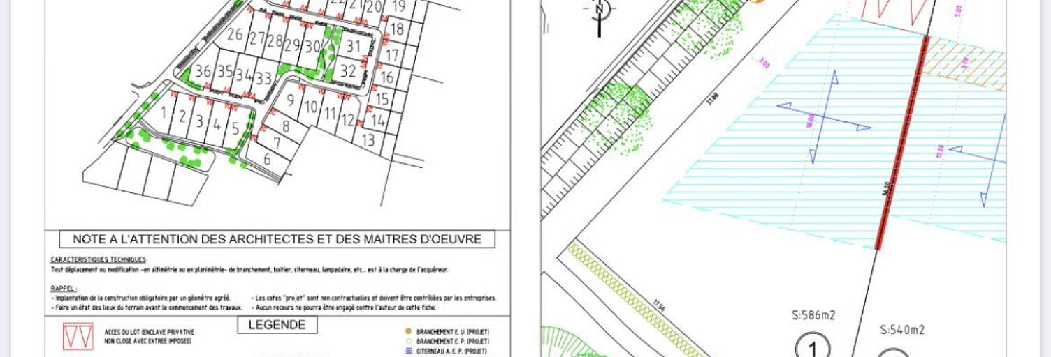 Terrain 586 m² à construire Chartres (28000)