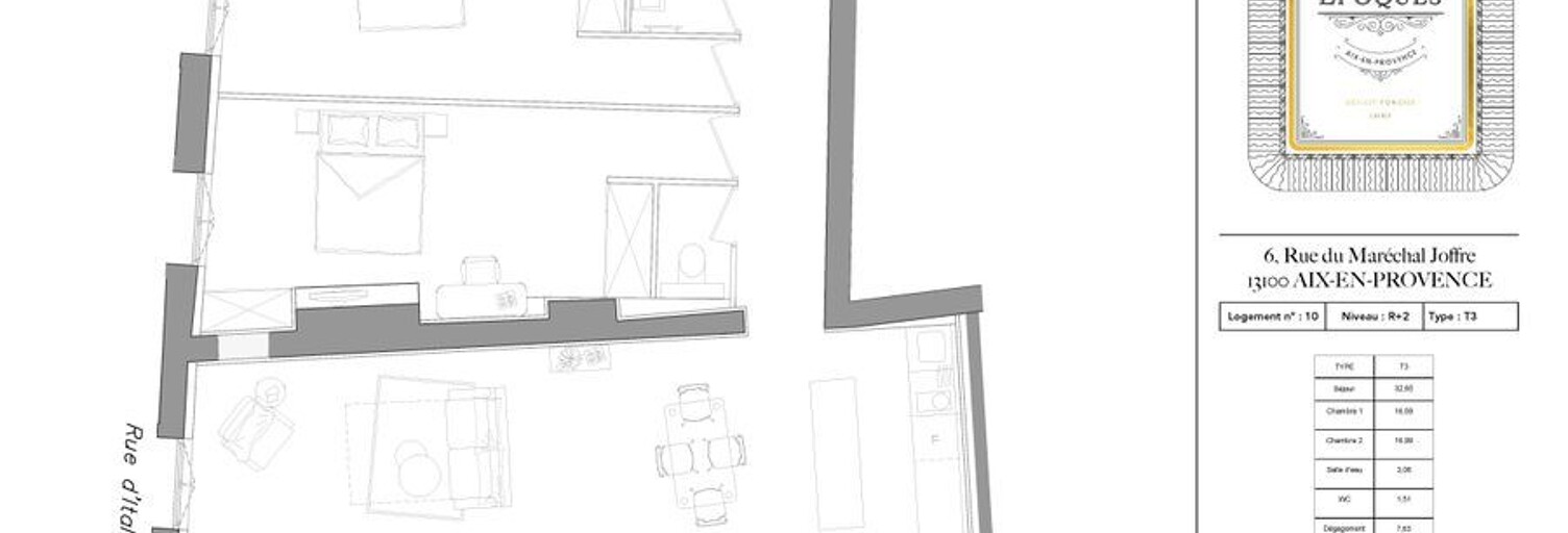 Appartement 3 Pièces 78 m² à vendre à Aix-en-Provence (13100)