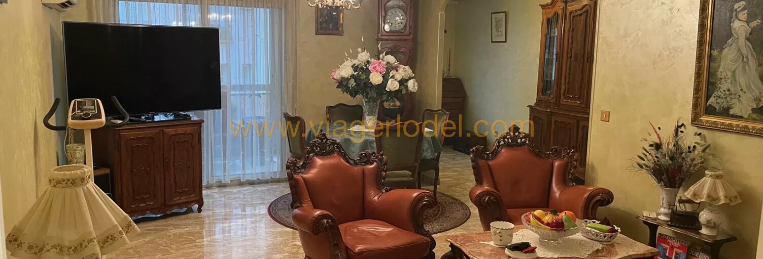 Appartement 89 m² en viager Nice (06300)