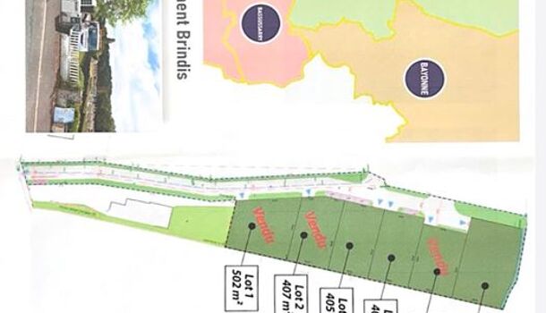 Terrain  à vendre Anglet 64600