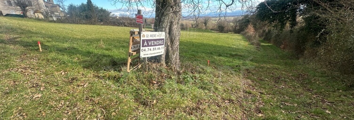 Terrain  833 m² à vendre à Revel-Tourdan (38270)