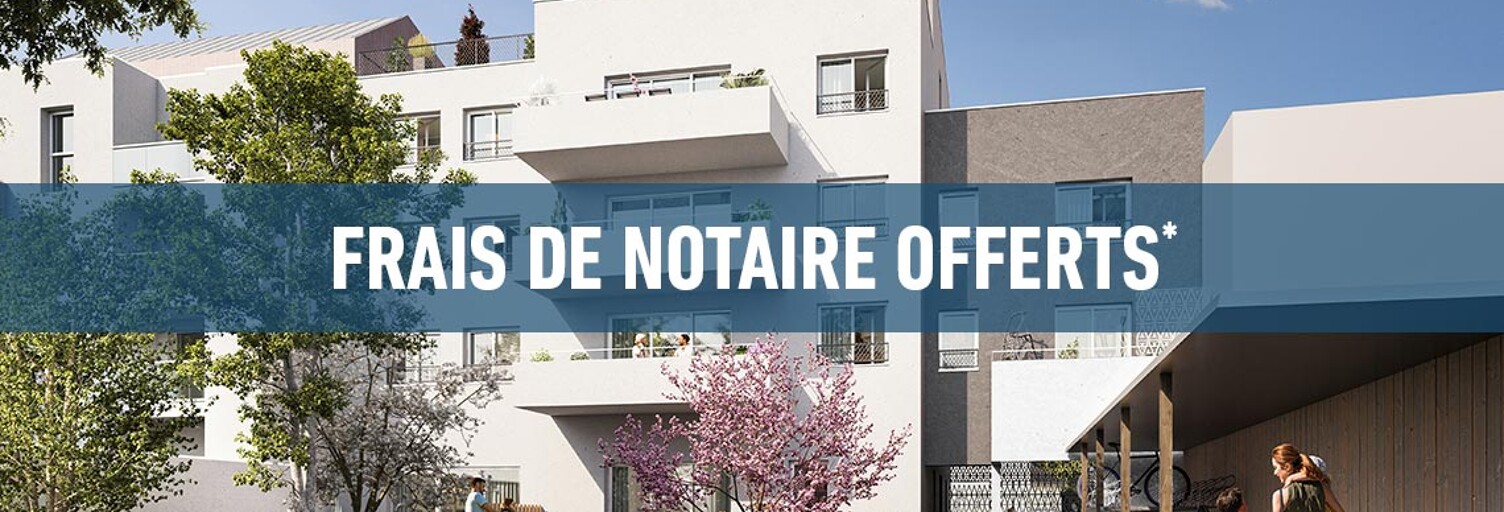 Appartement neuf T3, T4 Pièce 60 à 88 m² à vendre à Nantes (44000)