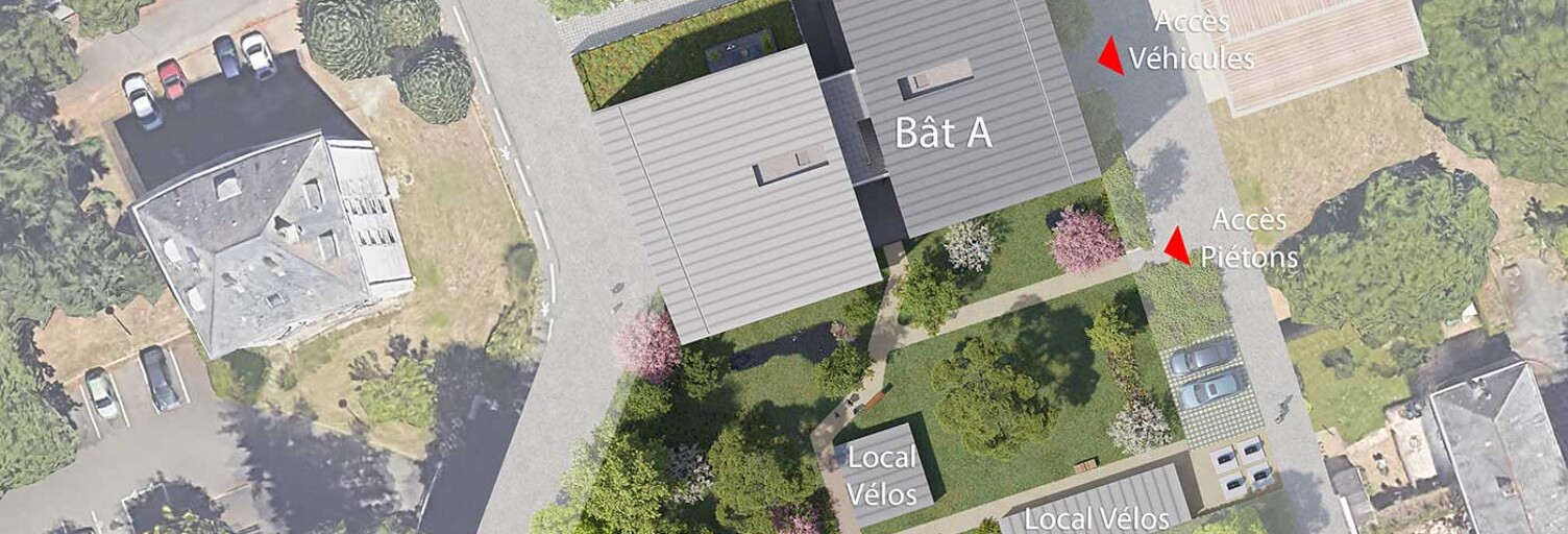 Appartement neuf T2, T3, T4 Pièce 41 à 84 m² à vendre à Angers (49000)