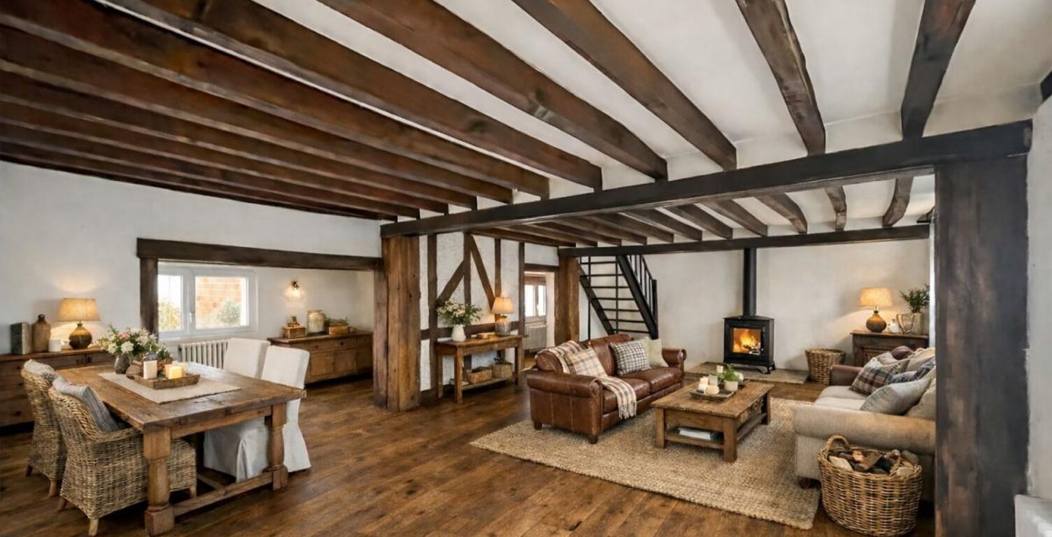 Maison type Longère de 146m2  à Vendre à Marcilly En Villette   — photo 1