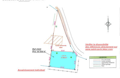 vente terrain 44 800 € à proximité de Cubnezais (33620)