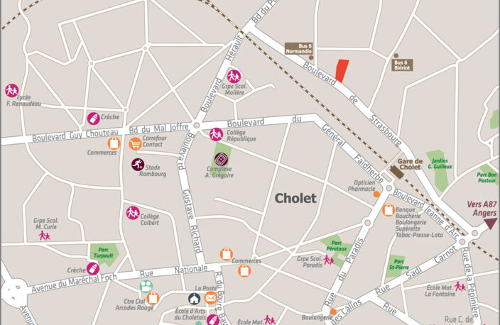 Vente programme neuf T1, T2, T3 22 à 57 m² Cholet (49300) — photo 5