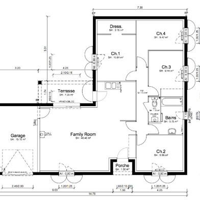 Maison 5 pièces 261000 €