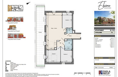 vente appartement 279 628 € à proximité de Bailleul (59270)