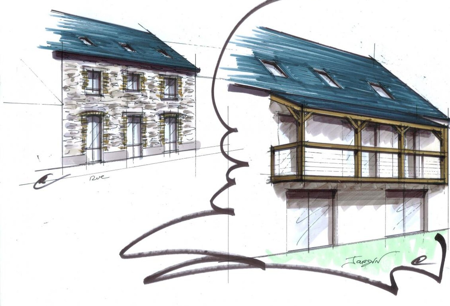 Adresse rare : potentiel d’immeuble de rapport à valoriser au centre de Missillac — photo 1