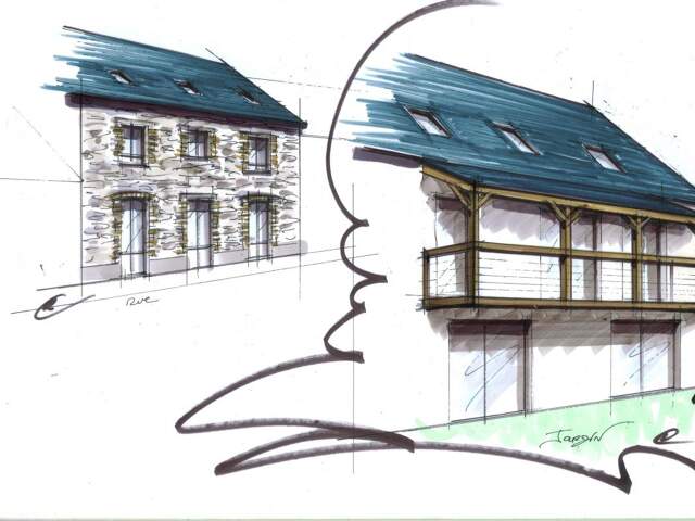 Adresse rare : potentiel d’immeuble de rapport à valoriser au centre de Missillac — photo du bien