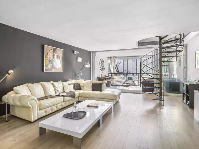 Superbe appartement de style loft de 3 chambres à Cannes avec vue mer — photo du bien