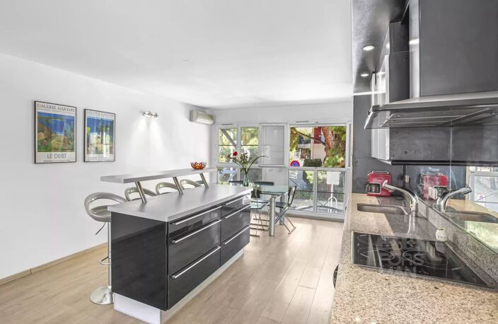 Superbe appartement de style loft de 3 chambres à Cannes avec vue mer — photo 4